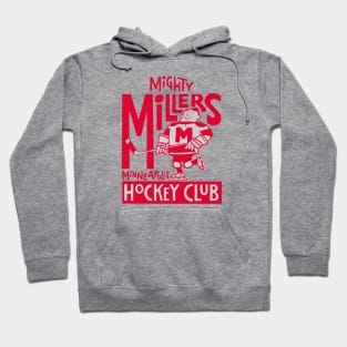 Defunct Minneapolis Mighty Millers Hockey Club 1960 Hoodie